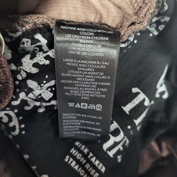 Free People We The Free Risk Taker High Rise Straight Corduroy Pants  Size 24 - Picture 12 of 12